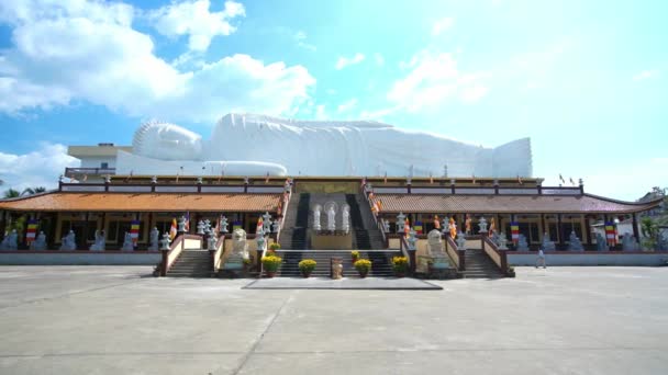 Binh Duong Vietnam Février 2022 Architecture Tour Temple Hoi Khanh — Video