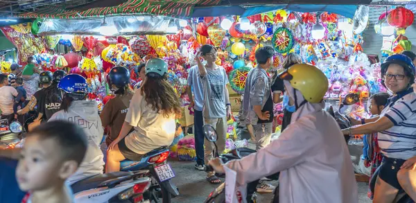 Chi Minh City Vietnam Agosto 2022 Gente Viene Strada Delle — Foto Stock