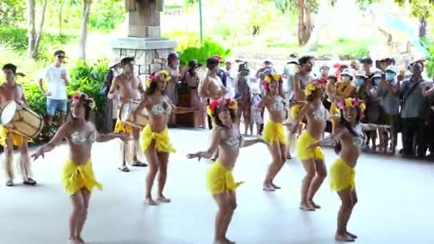 Phu Quoc Vietnam Dubna 2022 Skupina Latinskoamerických Umělců Tančí Sporty — Stock video