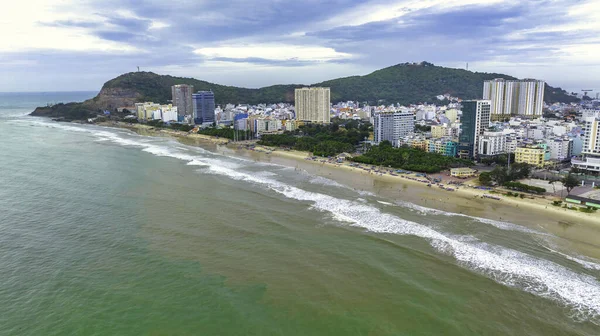 Stock image Vung Tau city and coast, Vietnam. Vung Tau is a famous tourism coastal city in the South of Vietnam. Travel concept