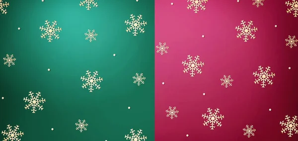 Kerst Sneeuwvlok Patroon Bovenaanzicht Plat Lay — Stockfoto