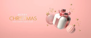 Mücevherli Noel hediyesi kutusu - 3D görüntüleme