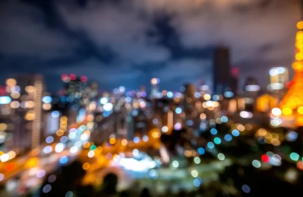Blurred Abstract Bokeh Peisaj Oraș Fundal Tokyo Japonia — Fotografie, imagine de stoc