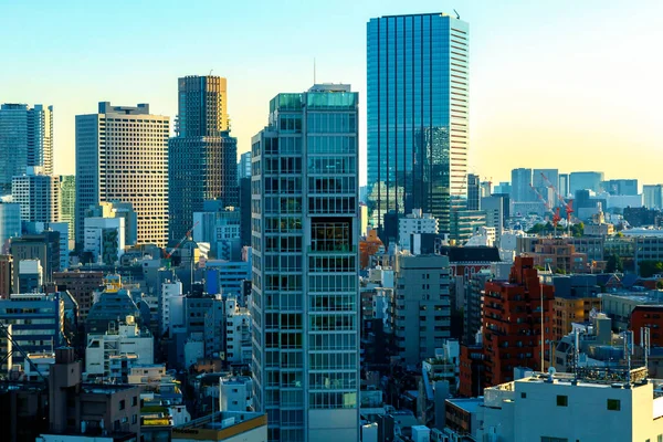 Wolkenkrabbers Stad Minato Tokio Japan — Stockfoto