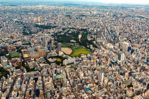 Widok Lotu Ptaka Taito City Tokyo Japonia — Zdjęcie stockowe