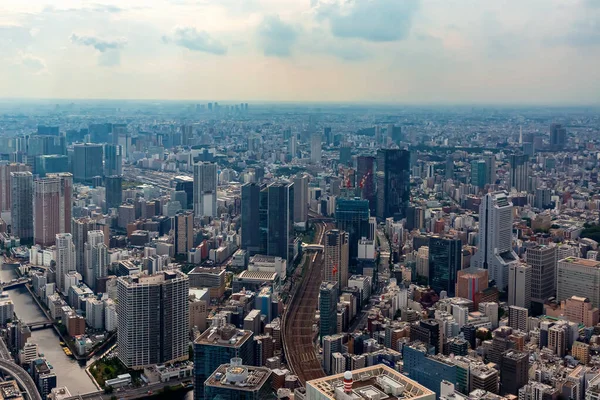 Flygfoto Över Minato City Tokyo Japan — Stockfoto