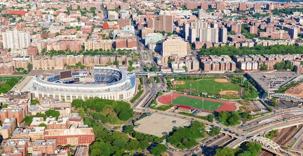 ブロンクス ニューヨークのヤンキー スタジアムのニューヨーク 2016 航空写真ビュー — ストック写真