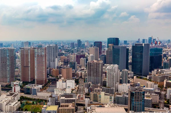 Вид Воздуха Город Минато Токио Япония — стоковое фото