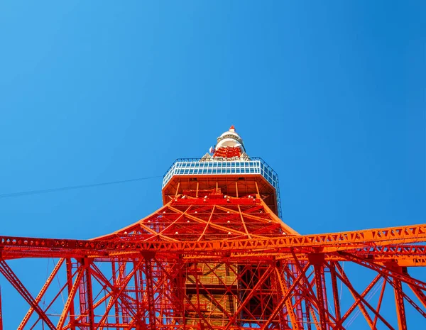 Tokyo Tower Háttérben Minato Tokió Japán — Stock Fotó