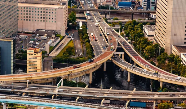 日本东京Minato市的空中景观 — 图库照片