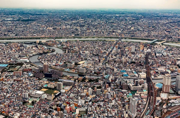 Aerial View Tokyo Japan Arakawa City — Stockfoto
