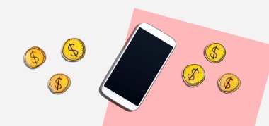 Bozuk paralı boş akıllı telefon - çevrimiçi kazan - ev temalarından çalış