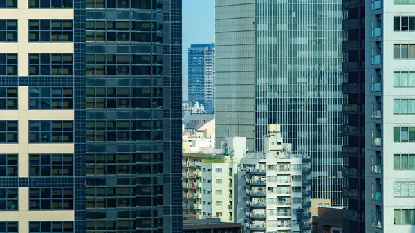Tokyo Japonya Inşaat Gökdelenler — Stok fotoğraf