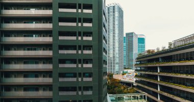 Gökdelen cephesinin kapatılması soyut kentsel arkaplan patenti