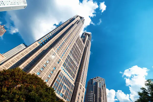 東京の高層ビルと高層ビルディング ストック画像
