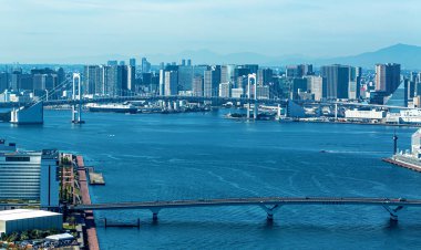 Odaiba ve Tokyo Körfezi, Tokyo, Japonya