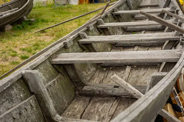 Foteviken Müzesindeki Viking gemisi, Hollviken, İsveç