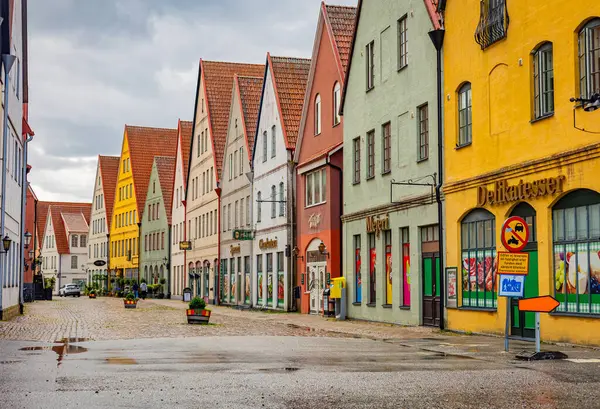 stock image Medieval and Hansa inspired living area Jakriborg in Hjarup, Sweden