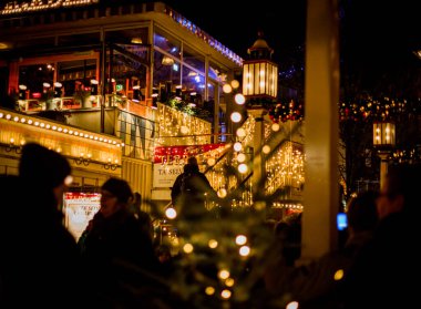 Danimarka, Kopenhag 'da Tivoli' de Noel pazarı