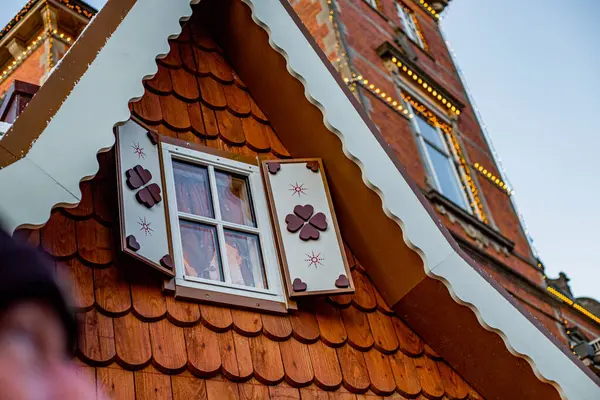 Kopenhag 'daki Tivoli' de zencefilli ekmek evi.