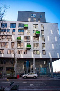 İsveç 'in Malmö kentindeki Fütürist Hyllie istasyonunda modern binalar inşa edildi.