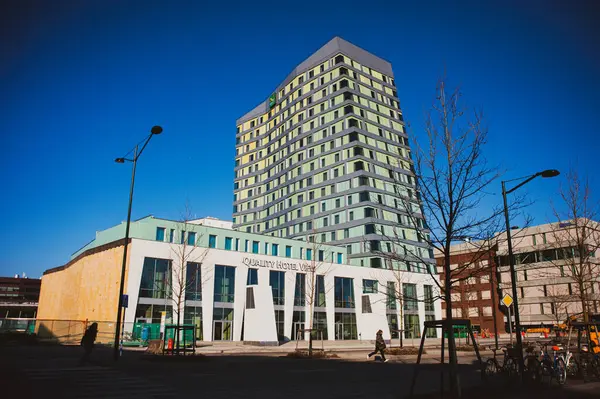 stock image Hotel at Hyllie station in Malmo, Sweden