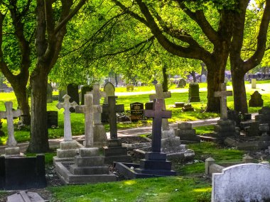 Hanley 'deki mezarlık, Stoke-on-Trent, İngiltere