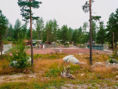 Norrfjarden, Nordmaling, İsveç 'te tenis kortu