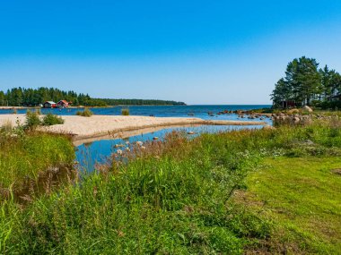 Norrfjarden, Nordmaling, İsveç 'te manzara