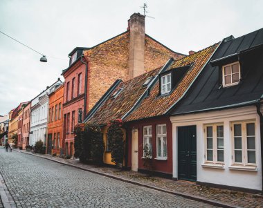 İsveç 'in Malmö şehrinde, Gamla Vaster' da Jacob Nielsgatan caddesinde evler