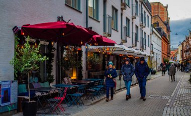 İsveç 'in Malmö kentindeki Gamla Vaster bölgesinde.