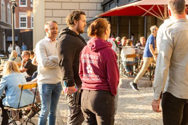 İsveç, Göteborg 'daki Liseberg eğlence parkı.