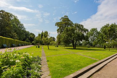 İsveç, Malmö 'deki Pildammsparken parkına giriş