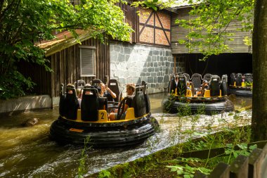 İsveç, Göteborg 'daki Liseberg eğlence parkı.