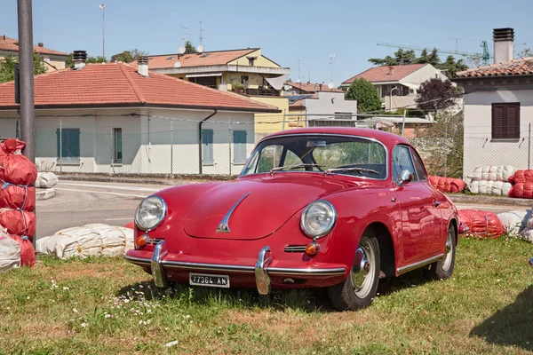 Vintage Porsche 356 1962 Klassiskt Bilmöte San Carlo Motorfestival Cesena — Stockfoto