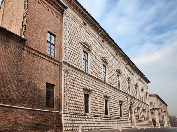 Ferrara Emilia Romagna Italien Der Antike Palazzo Dei Diamanti Italienisches — Stockfoto