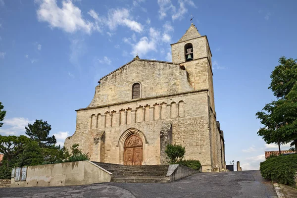 Saignon Vaucluse Prowansja Alpy Lazurowe Wybrzeże Francja Starożytny Kościół Notre — Zdjęcie stockowe