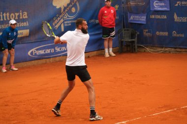 Benoit Paire, profesyonel tenisçi Francavilla al Mare Challenger maçında, Mayıs 2023