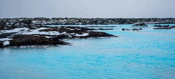 Kąpiel Termalna Blue Lagoon Islandii Naturalne Leczenie Spa — Zdjęcie stockowe