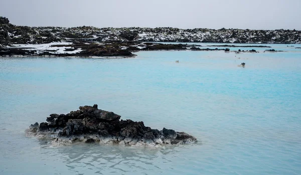 Синя Лагунна Термальна Купальня Ісландії Природний Метод Спа — стокове фото