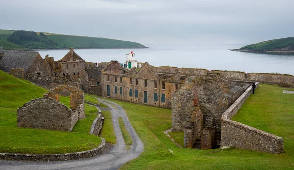 古代の城の遺跡 チャールズ フォート キンセールのランドマーク アイルランドのコルク郡 アイルランドの城 — ストック写真