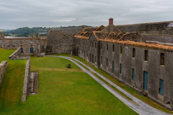 Eski Şatonun Kalıntıları Charles Fort Kinsale Tarihi Bir Yer Cork — Stok fotoğraf