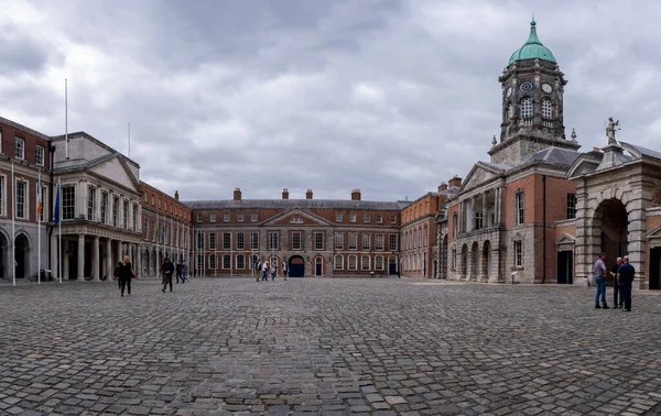Irlanda Dublin Julho 2022 Vista Panorâmica Cidade Velha Trinity College — Fotografia de Stock