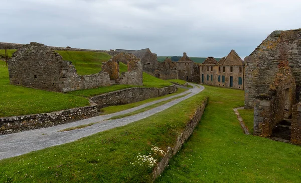 Ruiny Starożytnego Zamku Charles Fort Kinsale Punkt Orientacyjny Hrabstwo Cork — Zdjęcie stockowe