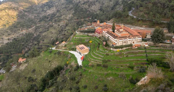 Χριστιανικό Ορθόδοξο Μοναστήρι Του Μαχαιρά Ιερά Μέρη Cyprus — Φωτογραφία Αρχείου