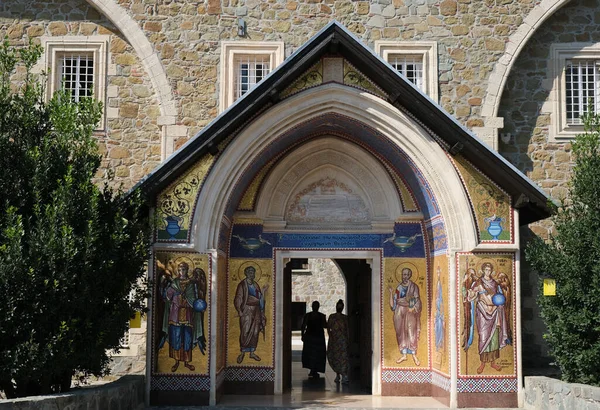 Kykkos Nicosia Chipre Agosto 2021 Famoso Monasterio Cristiano Ortodoxo Kykkos —  Fotos de Stock