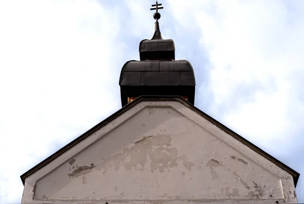 Oude Katholieke Calvarie Kapel Heuvel — Stockfoto