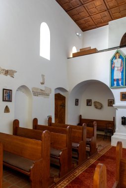 Macaristan 'ın Oriszentpeter kentindeki Aziz Peter Kilisesi' nin içini.