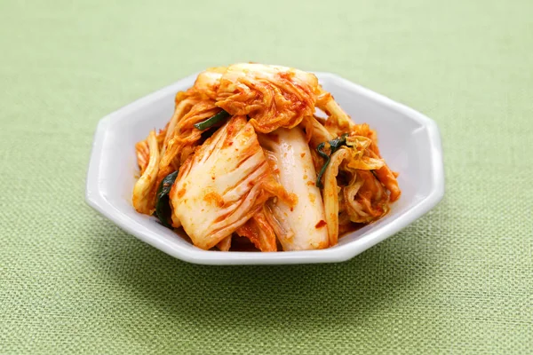 Baechu Kocchori Instant Napa Cabbage Kimchi Koreańskie Jedzenie — Zdjęcie stockowe