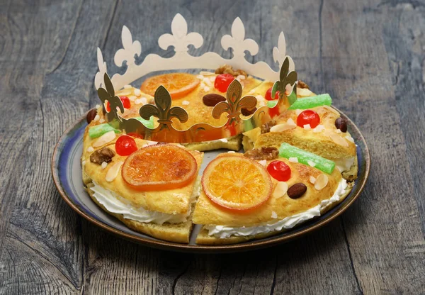 Roscn Reyes Spanish Kings Cake — Stock Photo, Image